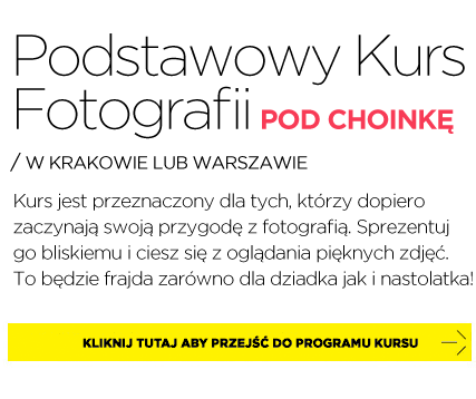 Podstawowy Kurs Fotografii na prezent - zobacz więcej